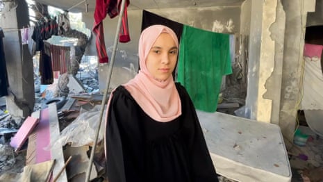 Why I stay: Living inside the ruins of my Gaza home – video