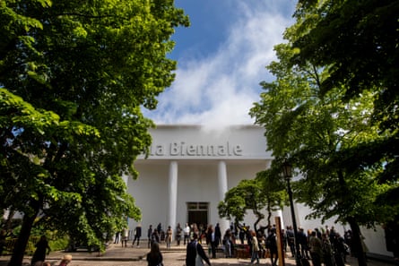 The central pavilion at the Venice Biennale’s Giardini site