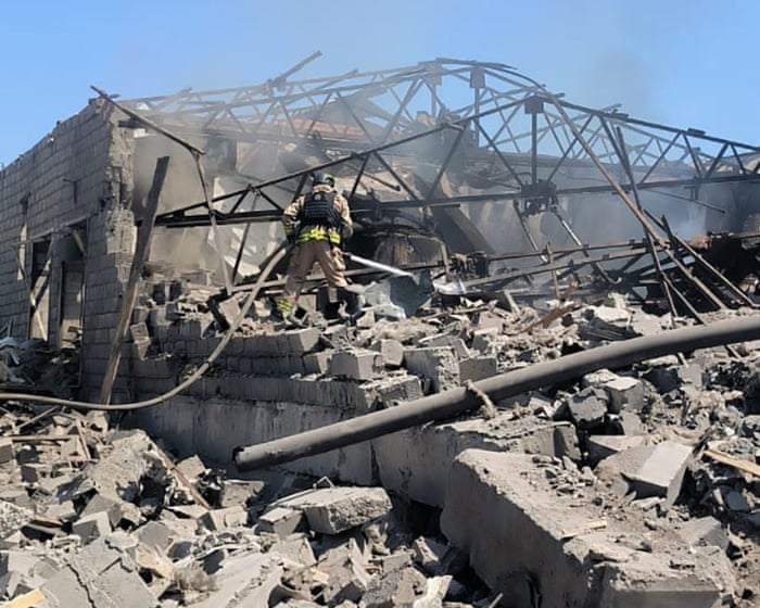 ‘This war can only be stopped through force,’ says senior Ukraine aide after night of Russian attacks – Europe live