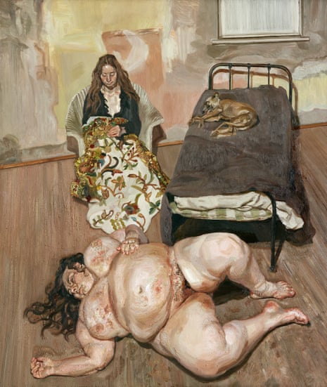 Evening in the Studio 1993  The Lucian Freud Archive All Rights Reserved 2022 Bridgeman Images