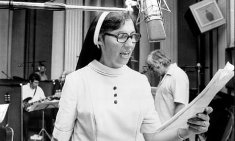 Sister Janet Mead in a Sydney recording studio in 1974
