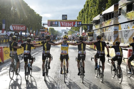 Team Sky in 2015.