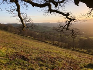 The view north-east across Marshwood Vale from Lambert's Castle