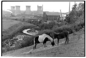 Looking west up Lemington Gut towards Stella power station.