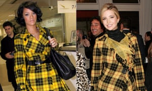 Say it with tartan: Rihanna and Ivanka Trump.