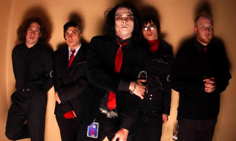 Unlikely superstars … My Chemical Romance in 2005.