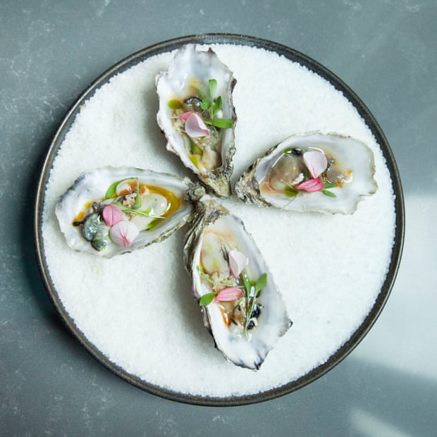 ‘Weirdly good’: British oysters, yuzu and wasabi. at Oche, The Strand, London.