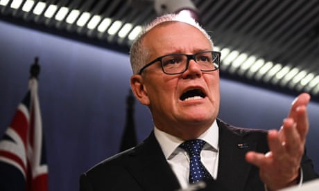 Australia's former prime minister Scott Morrison.