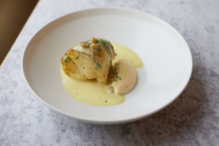 ‘Already shaping up to be one of my dishes of 2023:’ Beckford Canteen’s monkfish with cauliflower and curried butter.