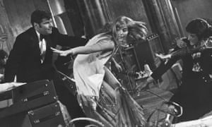 Carol Lynley on the set of The Poseidon Adventure, 1972. ‘It was the most physically demanding role you can possibly imagine,’ she recalled.