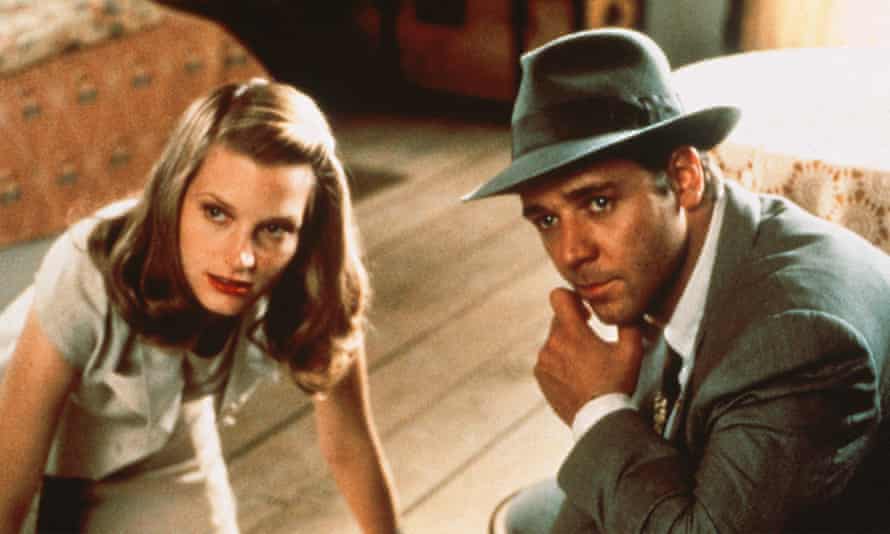 Bridget Fonda and Russell Crowe in Rough Magic, 1995, directed by Clare Peploe.