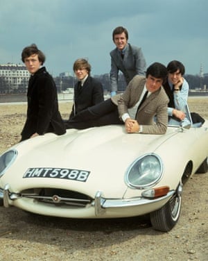 THE DAVE CLARK FIVE Jaguar e-type Five Go Mad in an E-Type: This one was used extensively as a getaway car for Dave and his girlfriend as they headed out of London and down to Devon in the 1965 Dave Clark Five movie Catch Us If You Can. Contact neil@thisdayinmusic.com