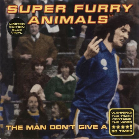 Super Furry Animals - The Man Don’t Give a Fuck cover art