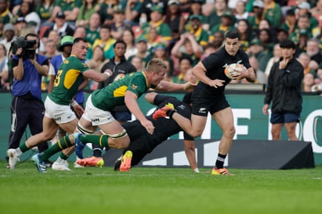 South Africa v New Zealand: rugby union first Test – live