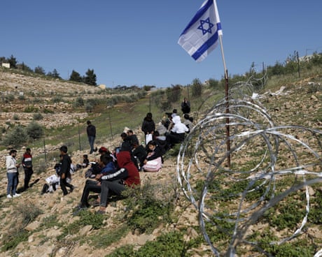 Israeli forces fire teargas at schoolchildren holding West Bank sit-in