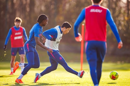 Wolves players training