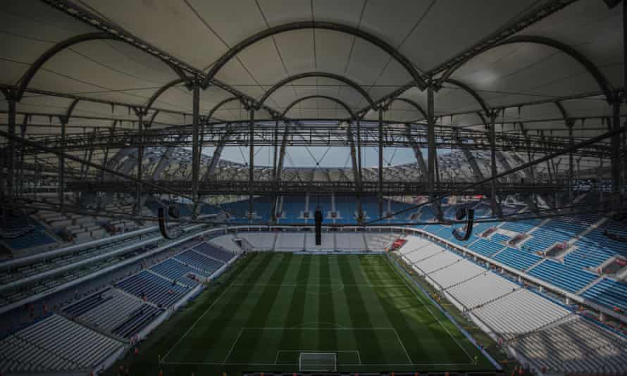 El recién construido estadio de fútbol Volgograd Arena.