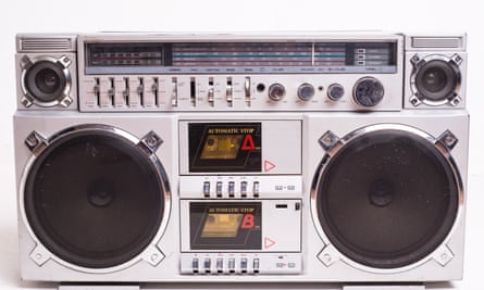 Boomboxes facilitated the recording of radio broadcasts and from one cassette deck to another, to create mix tapes.