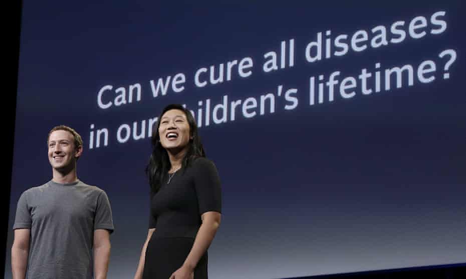 Facebook boss, Mark Zuckerberg, and his wife, Priscilla Chan, who have set up a project to try to cure, manage or eradicate all disease.