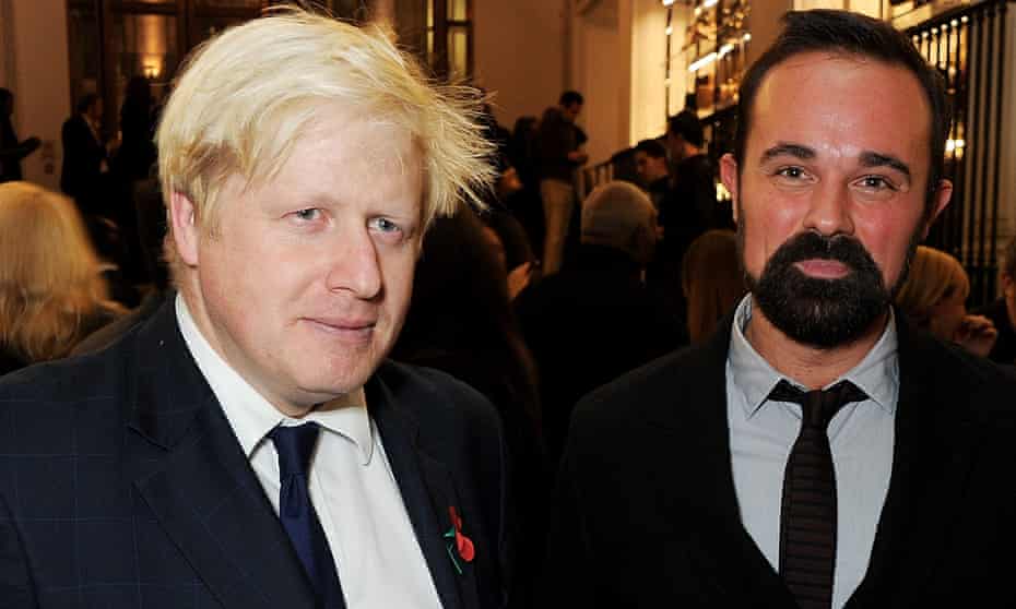 Boris Johnson and Evgeny Lebedev