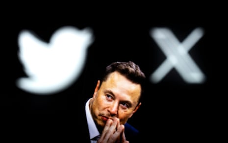 Elon Musk says Twitter will change logo from bird to an X | X | The Guardian