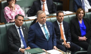 Anthony Albanese speaking in parliament