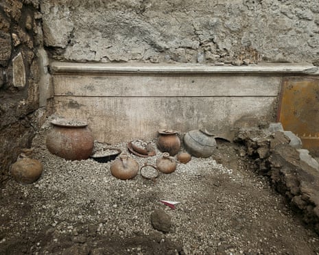 Archaeologists found the personal belongings in a home on Via dell’Abbondanza, once one of Pompeii’s busiest streets