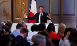 Emmanuel Macron press conference