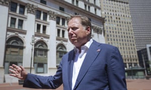 Geoffrey Berman, the United States attorney for the southern district of New York, arrives to his office in New York on Saturday.