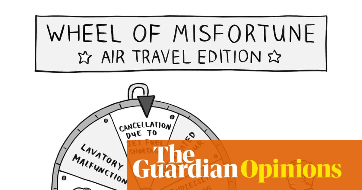 Sam Lau on the lottery of summer air travel – cartoon