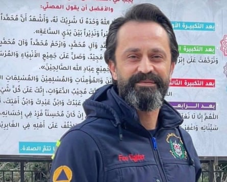 Fadel Sarhan in his medical uniform