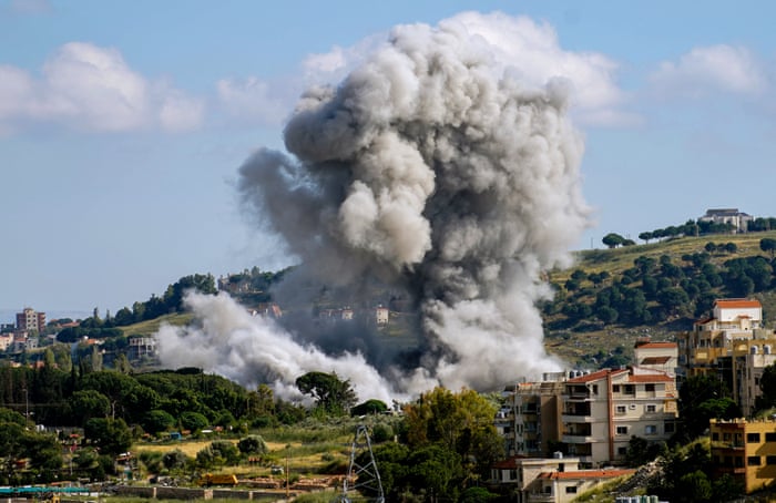 Israel escalates strikes in Lebanon as Netanyahu vows to 'crush' Hezbollah | Lebanon | The Guardian