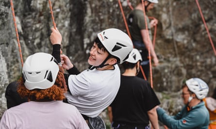 On the ropes … Climbers at Arc’Teryx Climbing Academy.