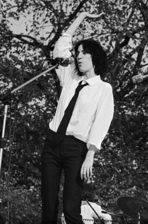 Patti Smith Performs at a Celebration for the End of the Vietnam War.