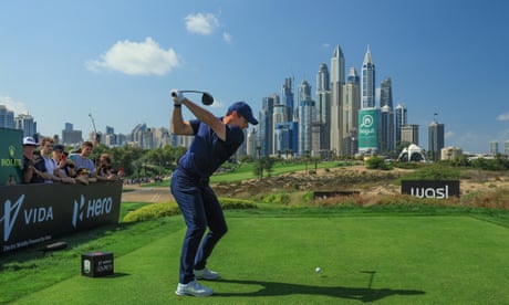 Rory McIlroy and Patrick Reed in title hunt at delayed Dubai Desert Classic