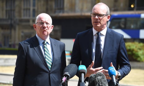 Ireland’s justice minister Charles Flanagan and foreign minister Simon Coveney