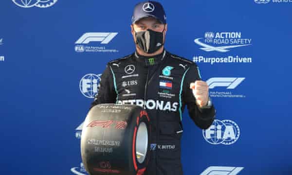 Valtteri Bottas Beats Lewis Hamilton To Claim Eifel F1 Gp Pole For Mercedes Sport The Guardian