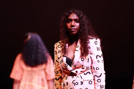 CJ Rankin models the Ikuntji suit she hopes her mum will buy her one day.