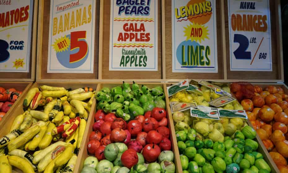 Uncanny alley: grocery store made out of plastic trash debuts in Adelaide’s Rundle Mall | Australia news 1 5331