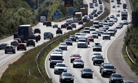 Traffic along a motorway