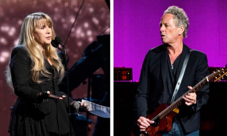 Going their own way … Stevie Nicks and Lindsey Buckingham.