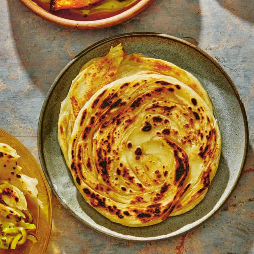 Flaky paratha