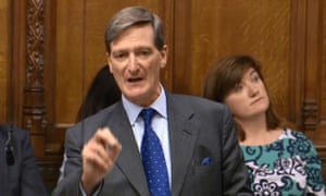 Dominic Grieve speaking during the debate on the EU withdrawal bill in the House of Commons.