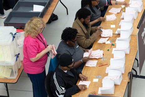 Count in Hackney this morning.