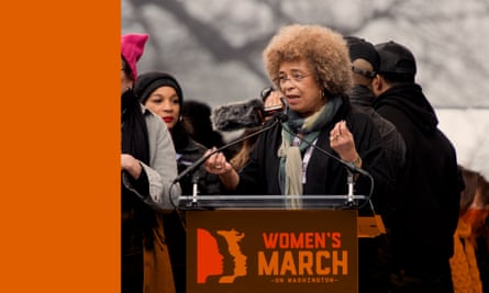 Speaking at the Women’s March on Washington, January 2017.