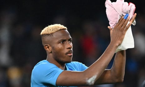 Victor Osimhen signs new Napoli deal to 2026 – then sees red in Roma defeat, Napoli