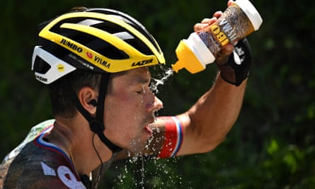 Primoz Roglic in the 2022 Tour de France