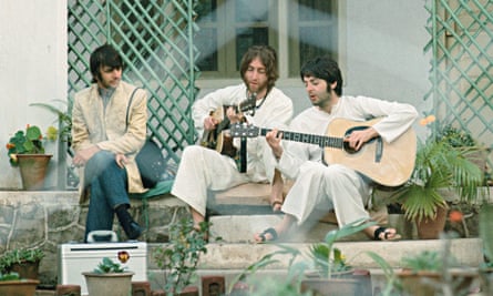 Paul, John and Ringo having a jam.