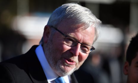 Former prime minister Kevin Rudd suggested News Corp may have to disclose activities under foreign influence scheme.