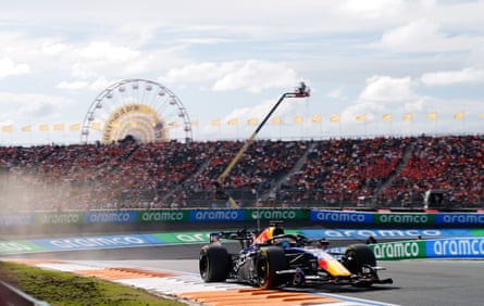 Red Bull’s Max Verstappen during sprint qualifying at the Mascot Circuit Zandvoort.